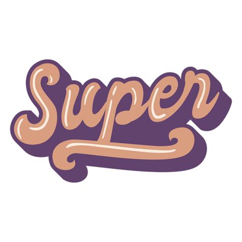 Super Retro Lettering Png And Svg Design For T Shirts