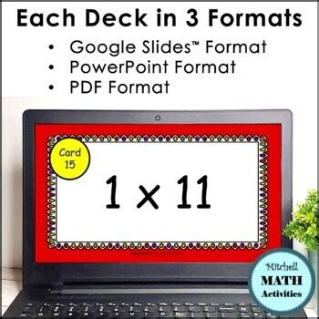 Digital Multiply By Flash Cards For Multiplication Fact Fluency