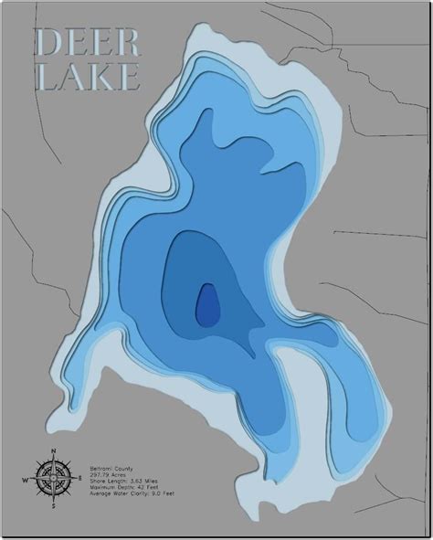 Deer Beltrami Horn Dog Maps