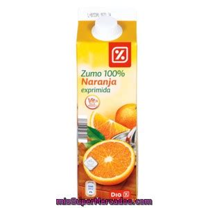 Zumo Naranja 100 Exprimida Con Pulpa Hacendado Brick 1 L Precio