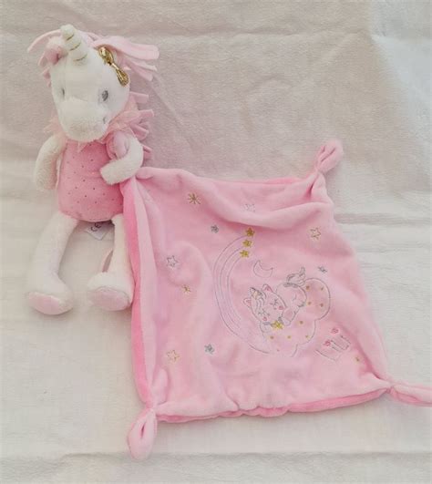 Doudou Peluche Licorne Lili Rose Avec Mouchoir Nicotoy Simba Toys