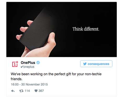 Think Different The Oneplus Copied Apples Legendary Slogan For The