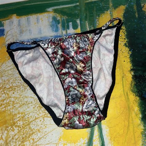 Vintage Rene String Bikini Panties Medium Gem