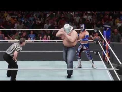 WWE 2K18 The Shockmaster Vs Sin Cara WWE Championship Match YouTube