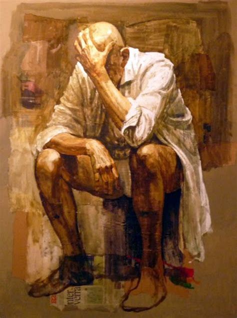 El Museo De Alberto Hombre Llorando Painting People Figure Painting