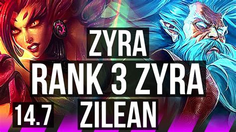 ZYRA Kai Sa Vs ZILEAN Zeri SUP Rank 3 Zyra 0 1 6 BR