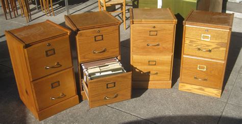 UHURU FURNITURE & COLLECTIBLES: SOLD - 2 Drawer Wooden File Cabinets - $45 each