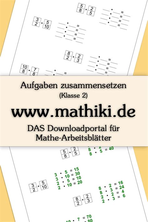 Multiplikation Aufgaben Zusammensetzen Mathiki Artofit