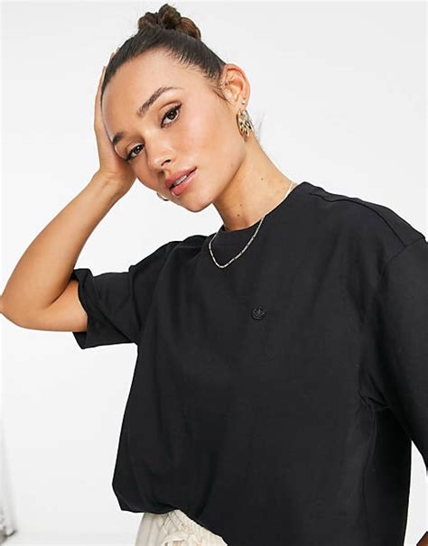 Adidas Originals Adicolor Contempo T Shirt In Black Asos