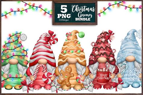 Christmas Gnomes Png Sublimation Bundle Winter Girl Gnomes Png Clipart