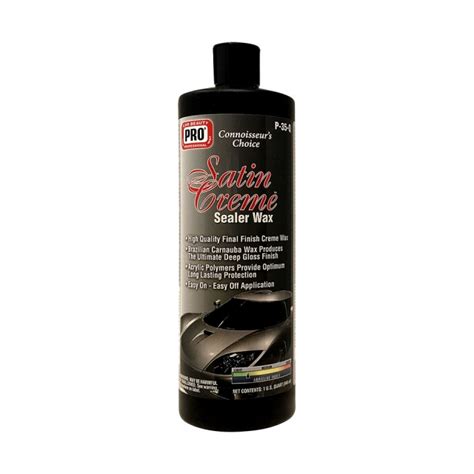 Satin Creme Sealer Wax Quart Yeager S Detailing Suppliesyeager S