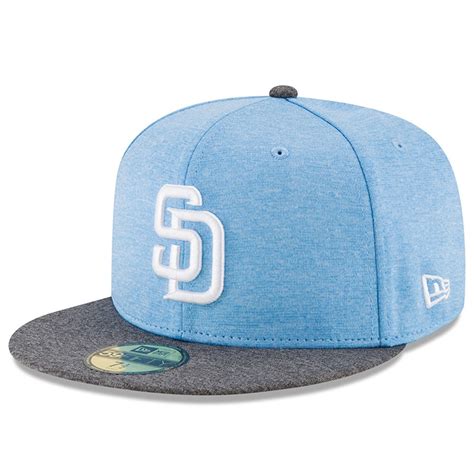 Men's San Diego Padres New Era Heather Blue 2017 Father's Day 59FIFTY ...