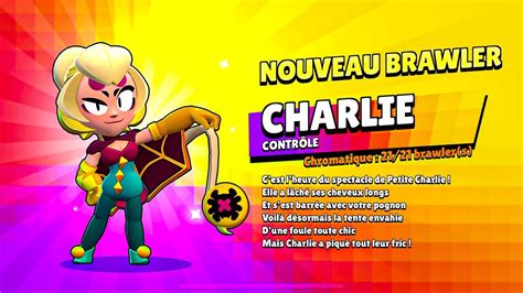 Nouveau Brawler Charlie Brawl Stars Saison Youtube