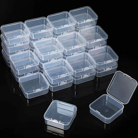 36 Pièces Petite Boîte de Stockage de Perles en Plastique Transparent