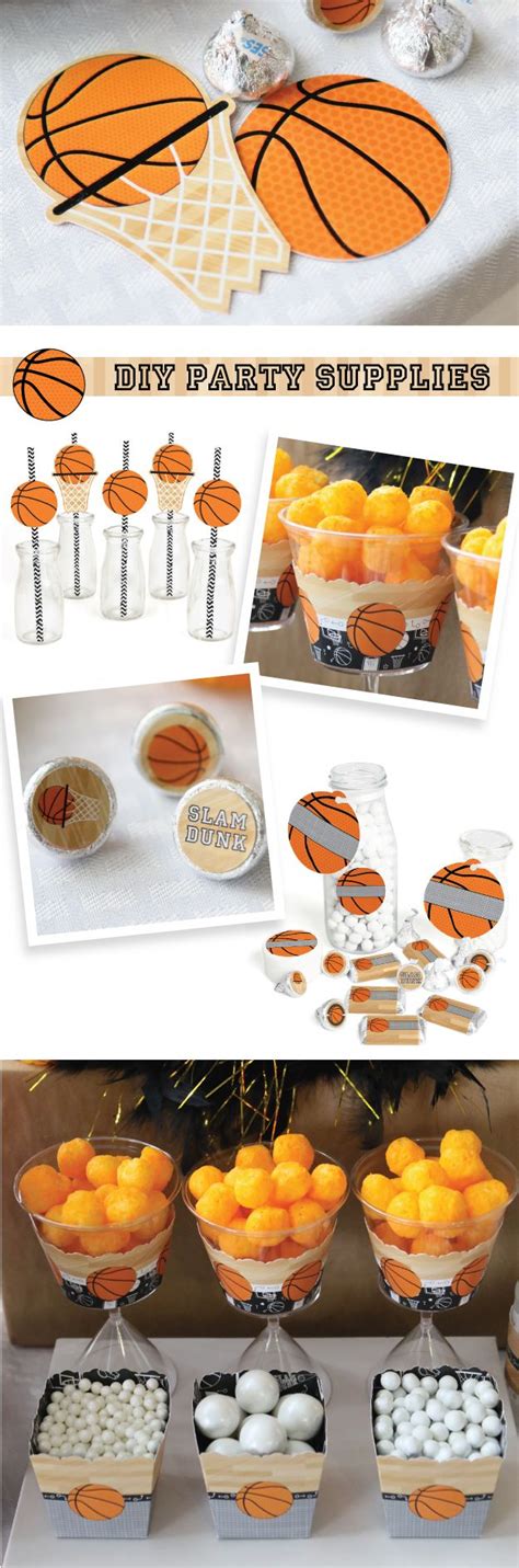 Nothin But Net Basketball Party Supplies Basketball Baby Shower