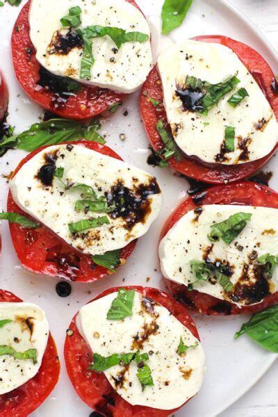 Classic Caprese Salad With Balsamic Glaze Suebee Homemaker