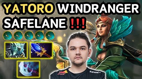 🔥 Yatoro Windranger Safelane Highlights 7 35b 🔥 New Carry Hero For Yatoro Dota 2 Youtube