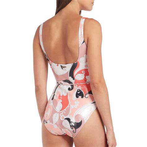 Ted Baker Reburta Swimsuit Coral Frasers