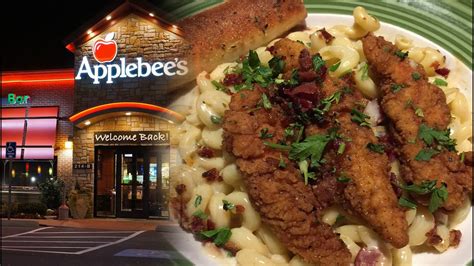 Applebees Four Cheese Mac And Honey Pepper Chicken Tenders Review Youtube