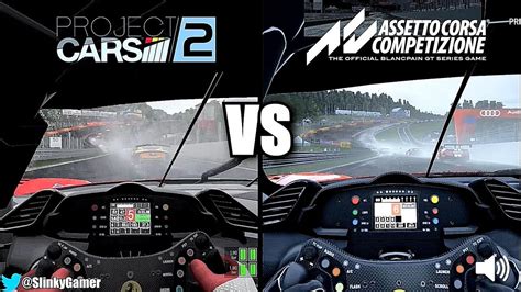 Assetto Corsa Competizione Vs Project Cars Ferrari Gt Spa