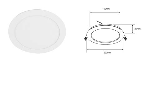 Ydled Mv B L Mpara De Tubo Downlight Led W Luz Blanca Neutra