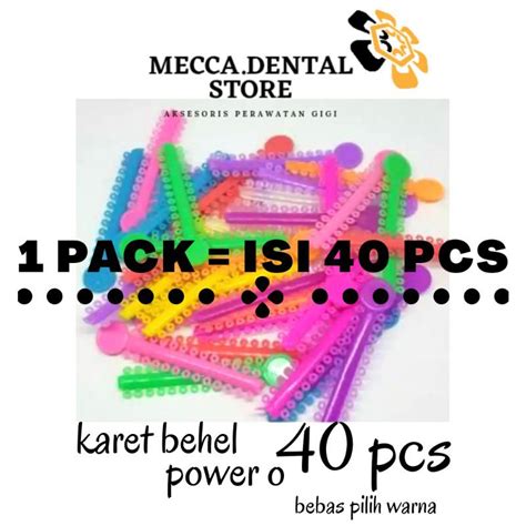 Jual Karet Behel Power O 1 Pack Isi 40 Pcs Shopee Indonesia