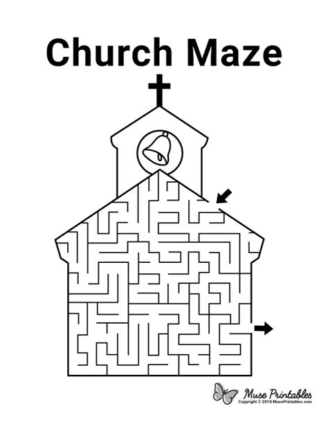 Free Printable Church Maze