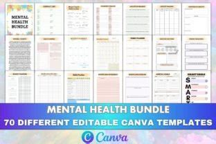 Canva Editable Mental Health Bundle Kdp Graphic By Kdp Mount Creative