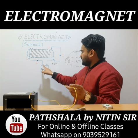 Electromagnet How To Make Electromagnet Solenoid Class 12th Physics Electromagnet Shorts