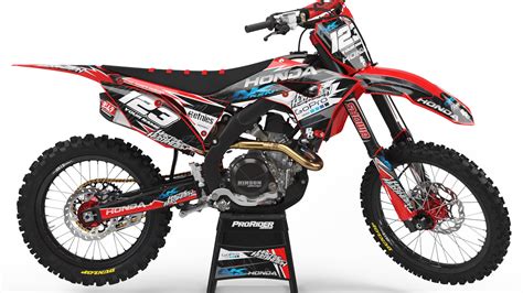 Custom Dirt Bike Graphics Kit Honda Go Pro Hart And Huntington Ca A