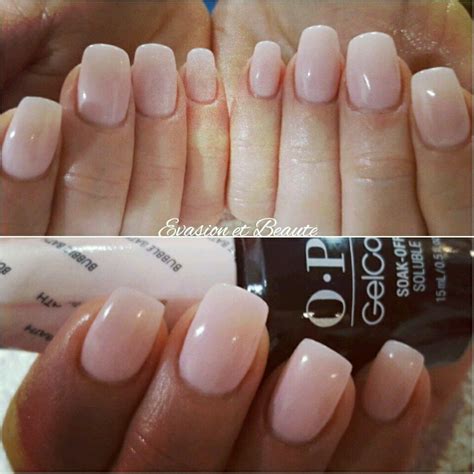 Remplissage Gel Gelcolor By O P I Bubble Bath By Opi Nude Nude Nail Love Jolis Ongles