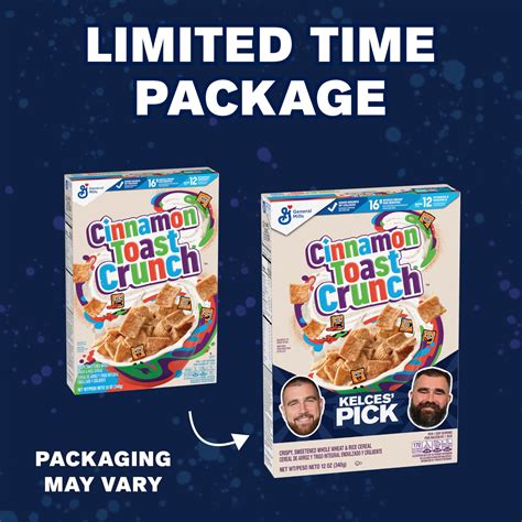 Original Cinnamon Toast Crunch Hha1 Breakfast Cereal 12 Oz Cereal Box