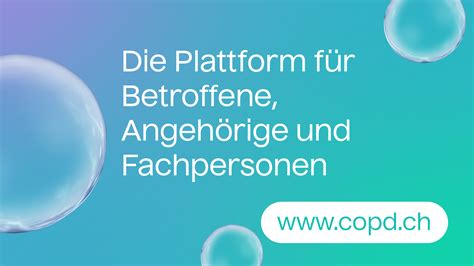 COPD Plattform für Betroffene Angehörige Fachpersonen