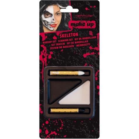 Kit Maquillage Squelette Halloween Cdiscount Jeux Jouets