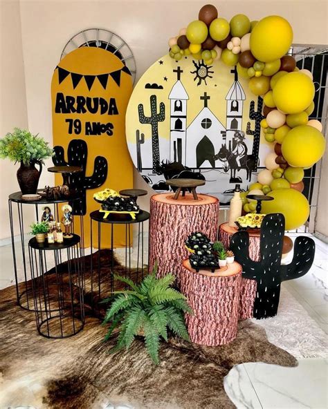 Inspira O Decora O Festa Adulto Anos Pequena Tema Cordel Em