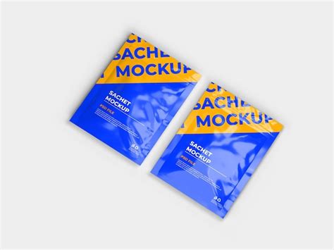 Premium Psd Sachet Packet Mockup