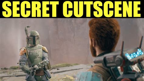 Boba Fett Cutscene Star Wars Jedi Survivor How To Get The Caij Match