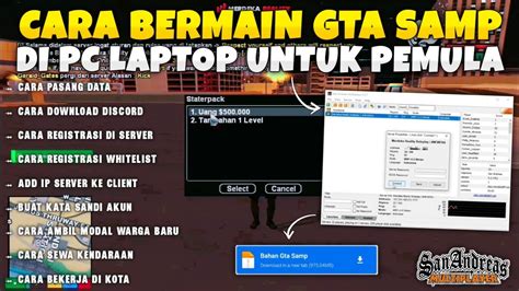 CARA BERMAIN GTA SAMP ROLEPLAY DI PC LAPTOP YouTube