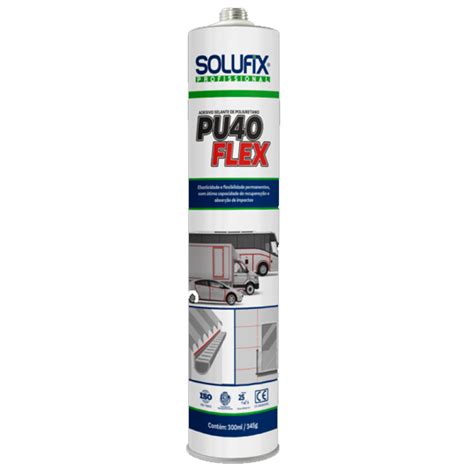 Selante Pu Flex Solufix Cinza Nortcalhas