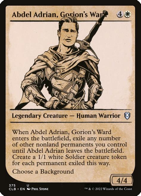 Abdel Adrian, Gorion's Ward · Commander Legends: Battle for Baldur's ...