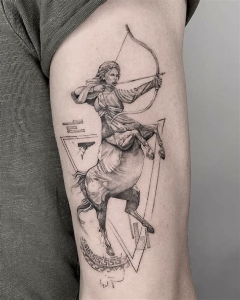 Female Sagittarius Tattoo