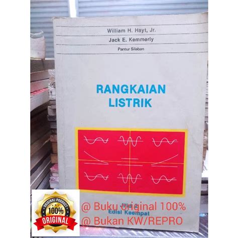 Jual Rangkaian Listrik Jilid 2 William H Hayt Original 100 0 Bekas