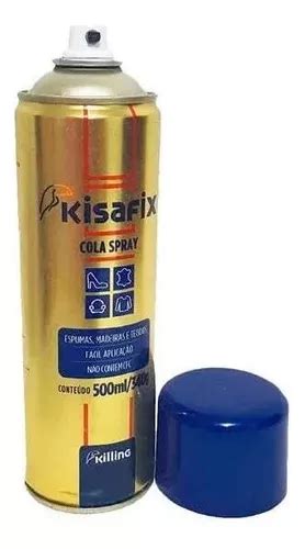 Cola De Contato Em Spray Kisafix 500ml 340g MercadoLivre