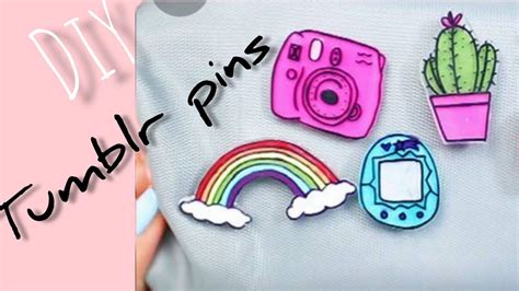 How To Make Tumblr Pins At Home Tumblr Pins Craft All In One With