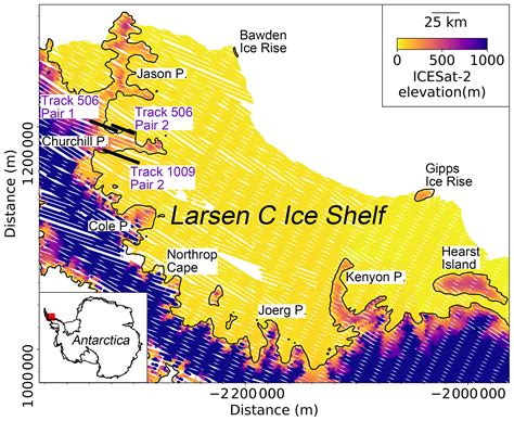 Tc Mapping The Grounding Zone Of Larsen C Ice Shelf Antarctica From