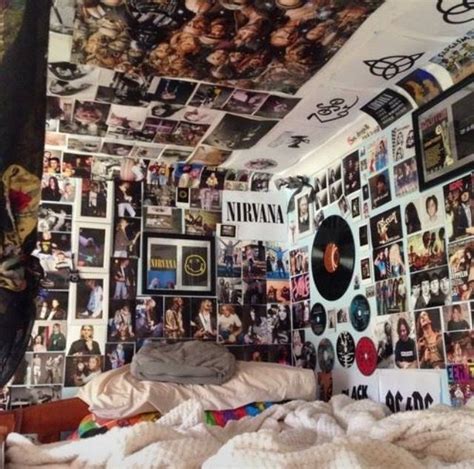 Pin By Lottie On Nirvana Grunge Room Punk Room Grunge Bedroom