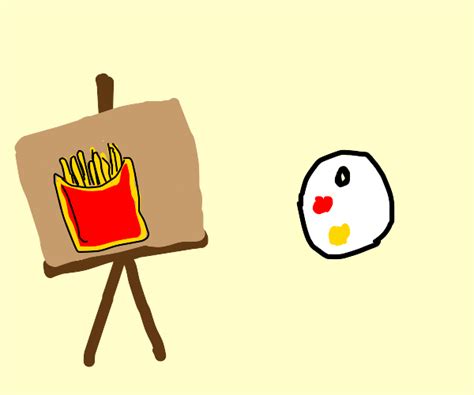 French Fries Painting - Drawception