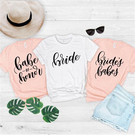 Bachelorette Shirts Bridal Party Shirts Babes Bachelorette Etsy