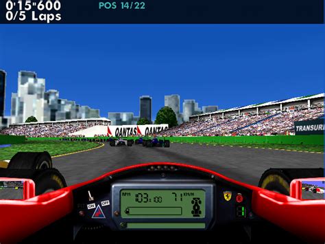 Screenshot Of F Racing Simulation Windows Mobygames