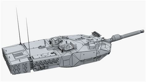 3D German Leopard 2a6 Turret - TurboSquid 1486768